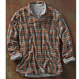 Carbon 2 Cobalt Double Layer Flannel Men's Cheers Plaid Large (New)